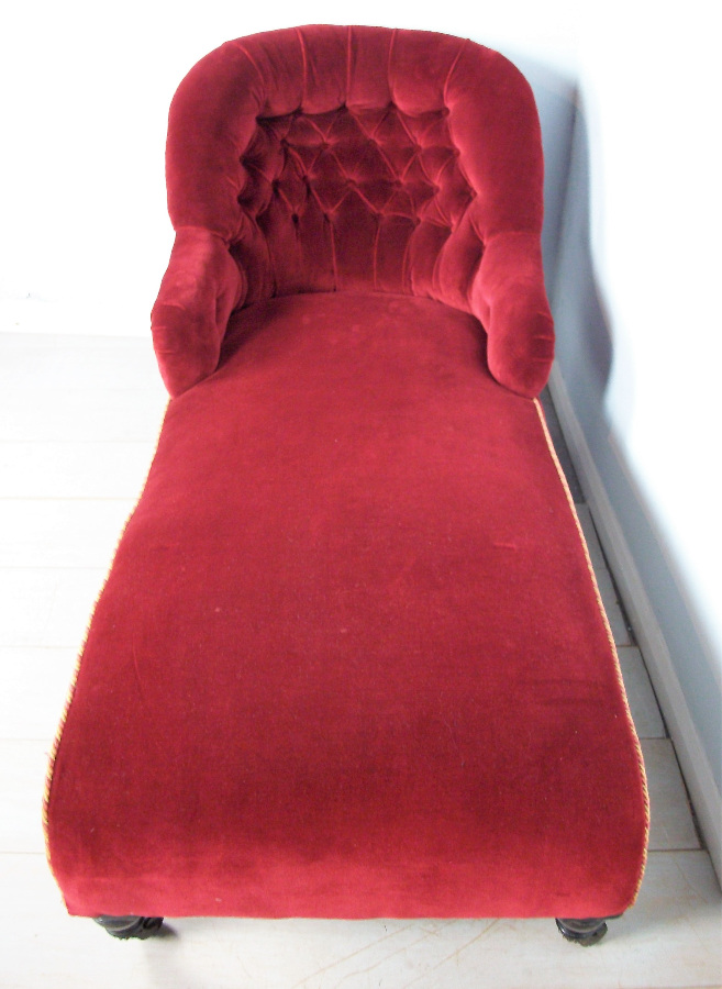 19th Century English Chaise Longue